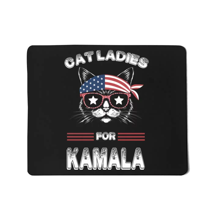 Funny Cat 2024 President Kamalaharris Mousepad