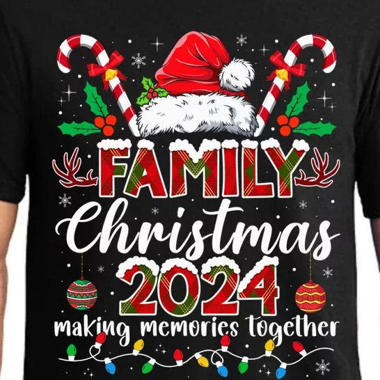 Family Christmas 2024 Matching Squad Santa Elf Funny Xmas Pajama Set