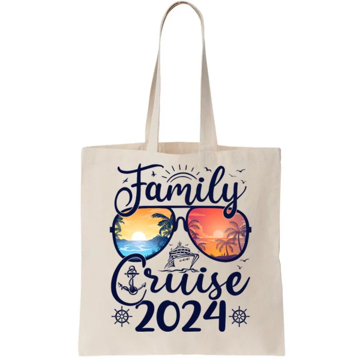 Family Cruise 2024 Summer Vacation Matching Family Cruise Tote Bag