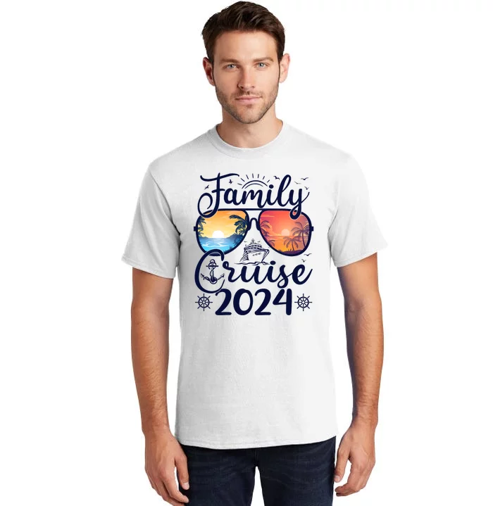 Family Cruise 2024 Summer Vacation Matching Family Cruise Tall T-Shirt