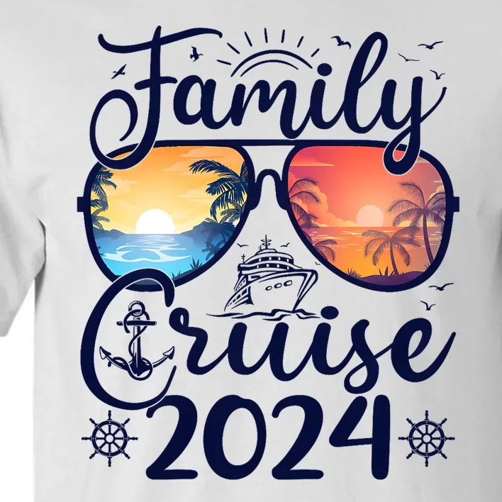 Family Cruise 2024 Summer Vacation Matching Family Cruise Tall T-Shirt