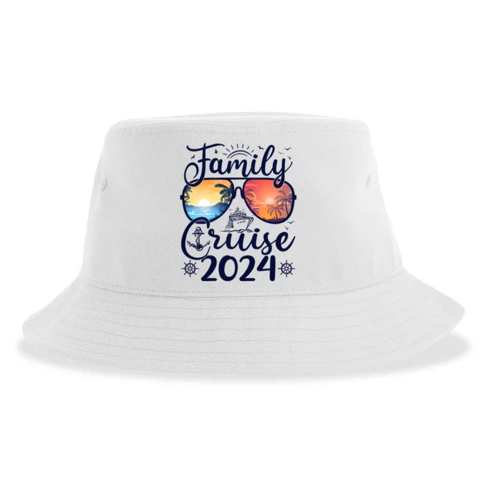 Family Cruise 2024 Summer Vacation Matching Family Cruise Sustainable Bucket Hat