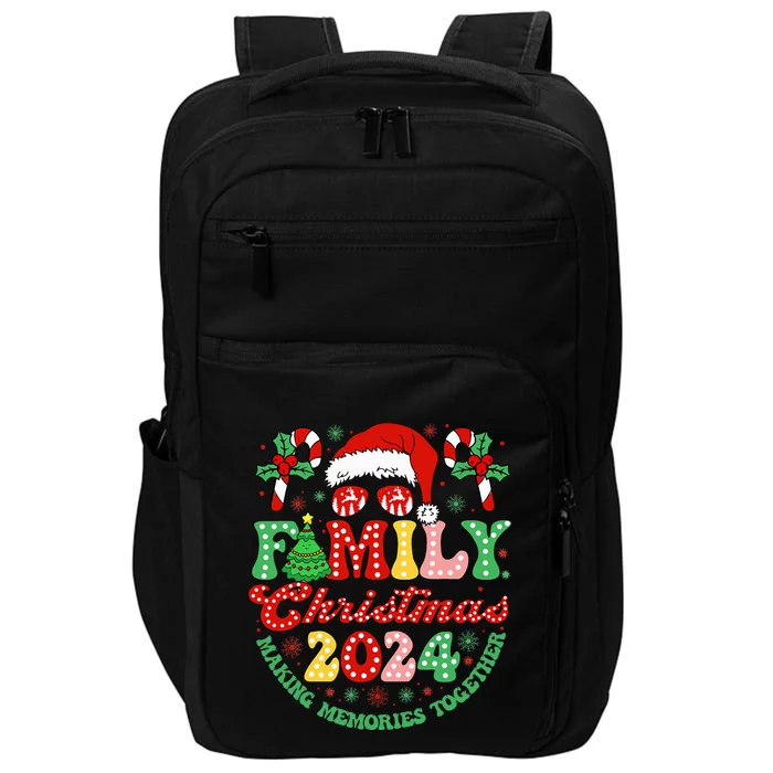 Family Christmas 2024 Christmas Squad Xmas Matching Pajamas Impact Tech Backpack