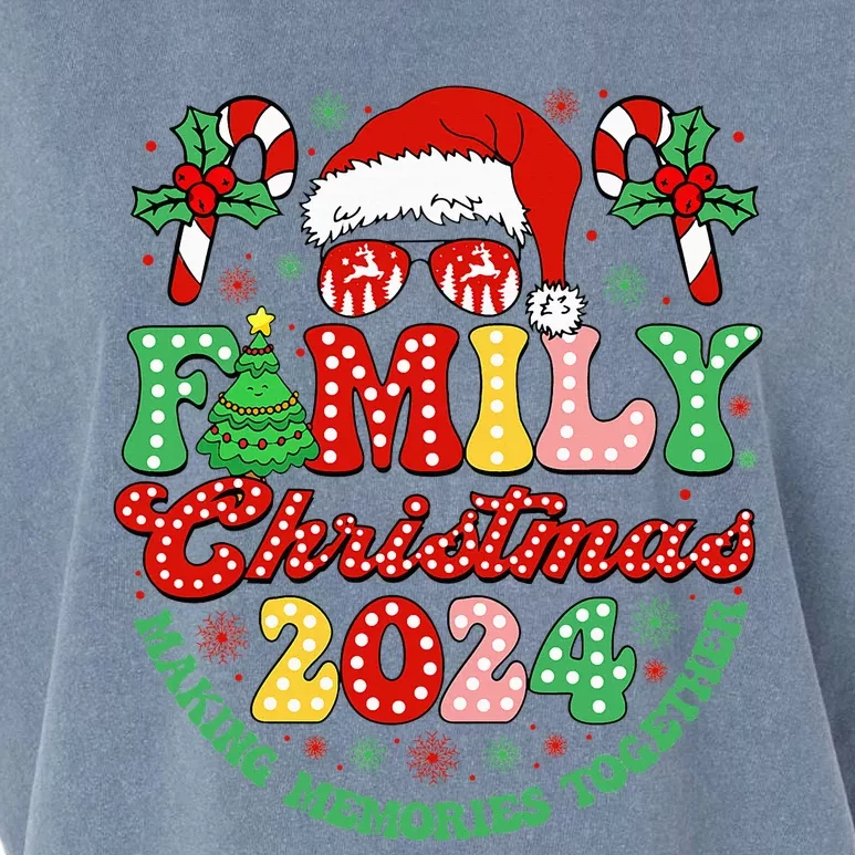 Family Christmas 2024 Christmas Squad Xmas Matching Pajamas Garment-Dyed Women's Muscle Tee