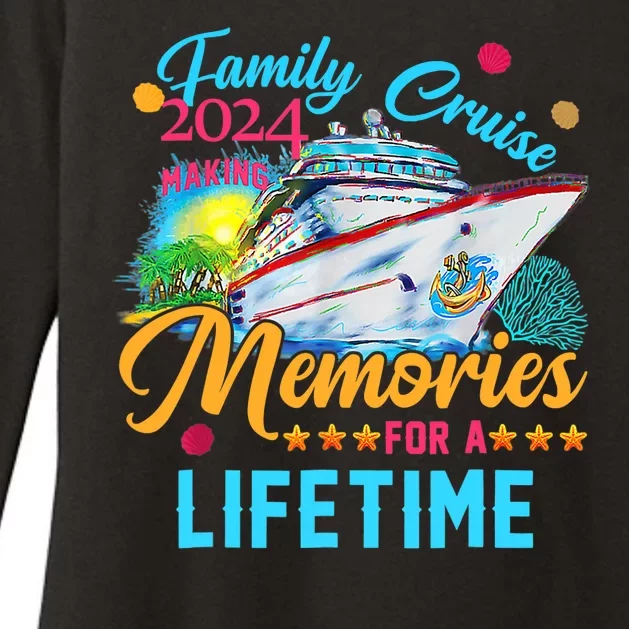 Family Cruise 2024 Making Memories For A Lifetime Womens CVC Long Sleeve Shirt