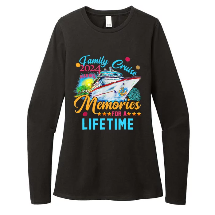 Family Cruise 2024 Making Memories For A Lifetime Womens CVC Long Sleeve Shirt