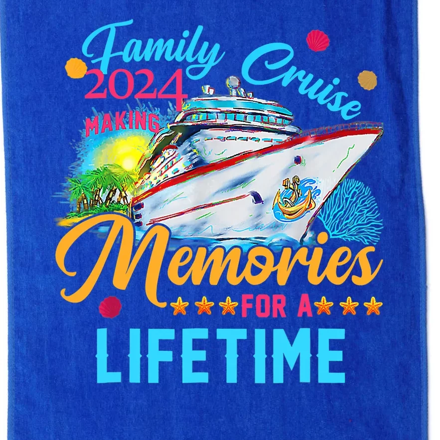 Family Cruise 2024 Making Memories For A Lifetime Platinum Collection Golf Towel