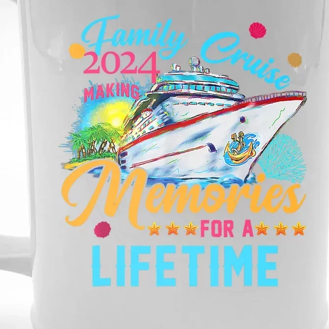 Family Cruise 2024 Making Memories For A Lifetime Front & Back Beer Stein