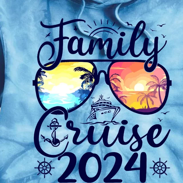 Family Cruise 2024 Summer Vacation Matching Family Cruise Tie Dye Hoodie