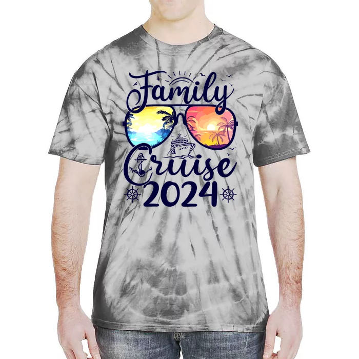 Family Cruise 2024 Summer Vacation Matching Family Cruise Tie-Dye T-Shirt