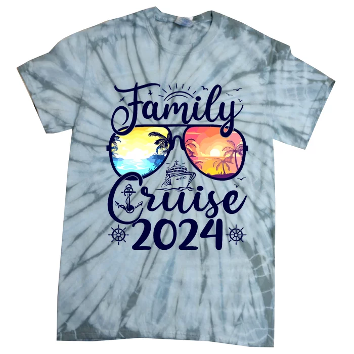 Family Cruise 2024 Summer Vacation Matching Family Cruise Tie-Dye T-Shirt