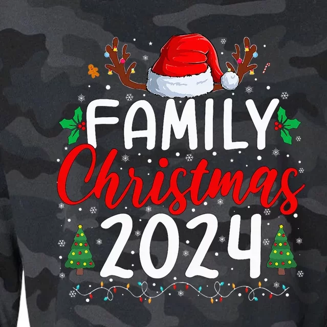 Family Christmas 2024 Matching Family Christmas Xmas Squad Cropped Pullover Crew