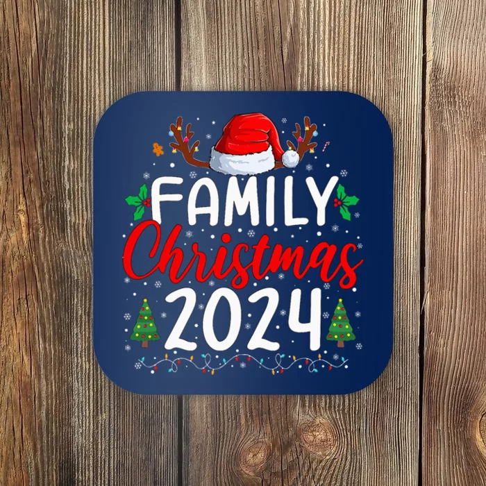 Family Christmas 2024 Matching Family Christmas Xmas Squad Coaster