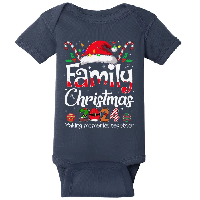 Family Christmas 2024 Matching Outfit Xmas Squad Santa Baby Bodysuit