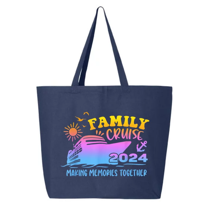 Family Cruise 2024 Family Vacation Making Memories Together 25L Jumbo Tote