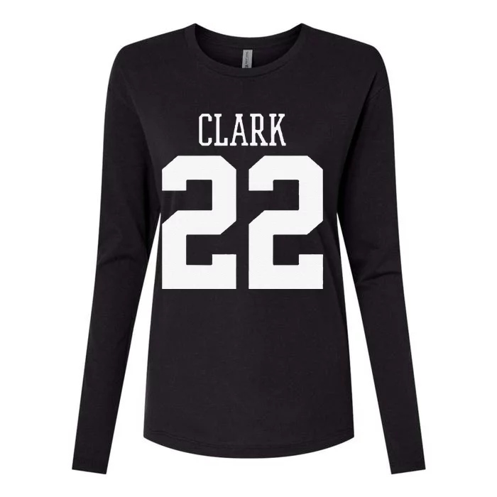 Funny Clark 22 Iowa Basketball Gift Womens Cotton Relaxed Long Sleeve T-Shirt