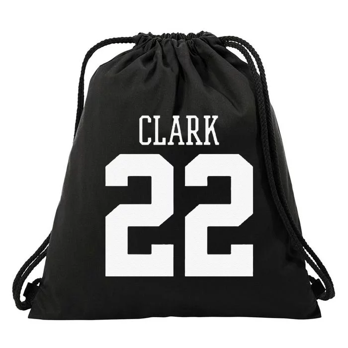 Funny Clark 22 Iowa Basketball Gift Drawstring Bag