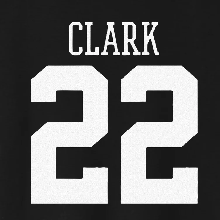 Funny Clark 22 Iowa Basketball Gift Women's Crop Top Tee