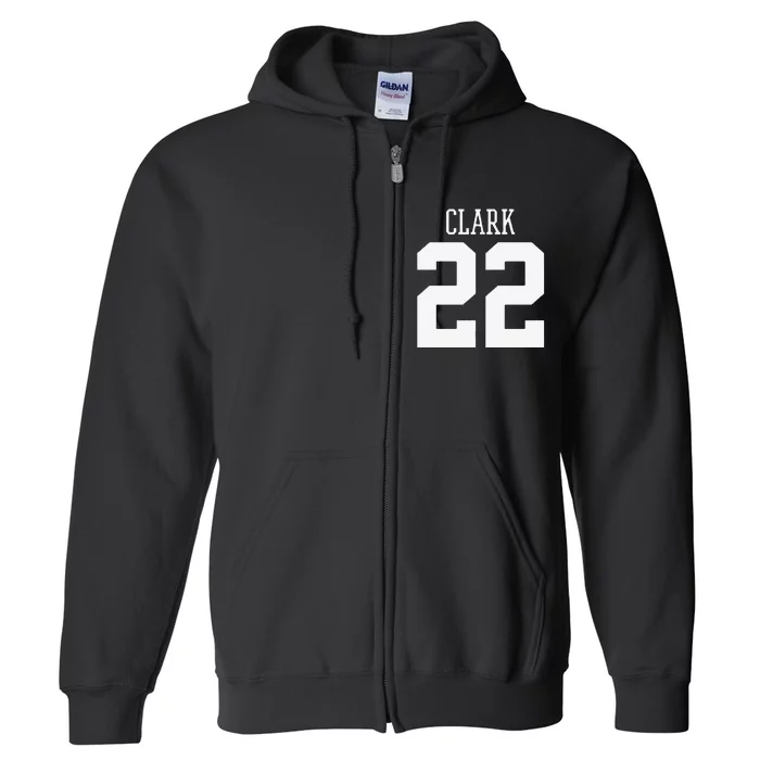 Funny Clark 22 Iowa Basketball Gift Full Zip Hoodie