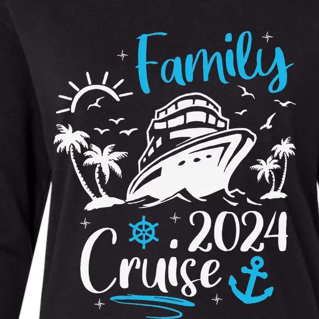 Family Cruise 2024 Making Memories Family Vacation Trip 2024 Womens Cotton Relaxed Long Sleeve T-Shirt