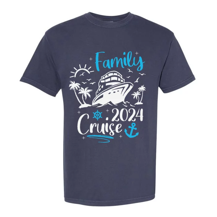 Family Cruise 2024 Making Memories Family Vacation Trip 2024 Garment-Dyed Heavyweight T-Shirt