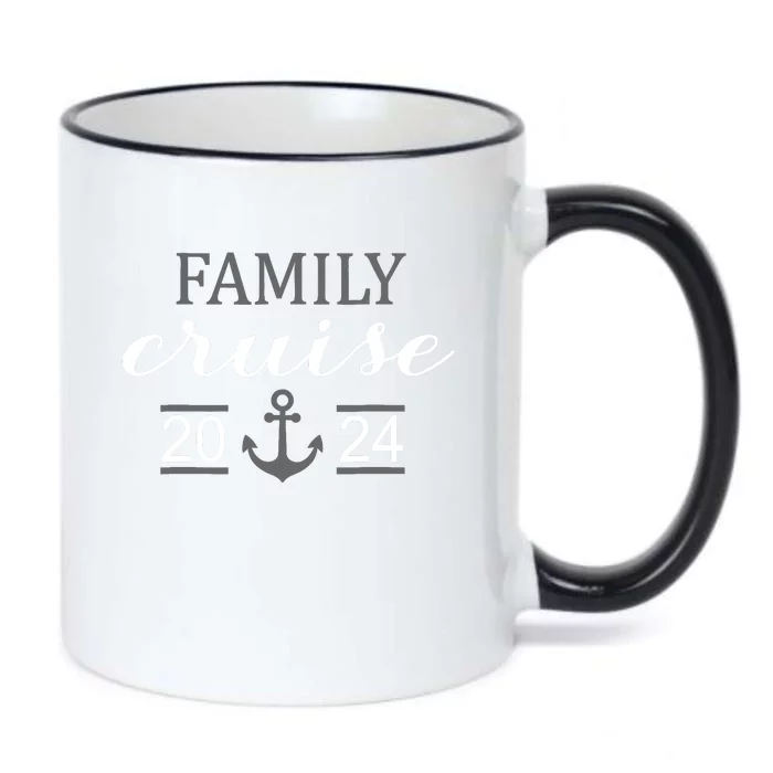 Family Cruise 2024 Family Vacation Matching For Cruise 2024 Black Color Changing Mug