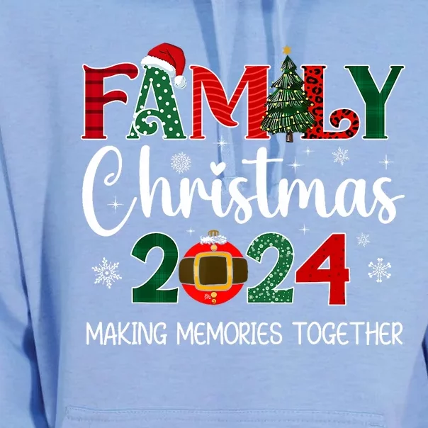 Family Christmas 2024 Matching Outfit Xmas Squad Santa Group Unisex Surf Hoodie