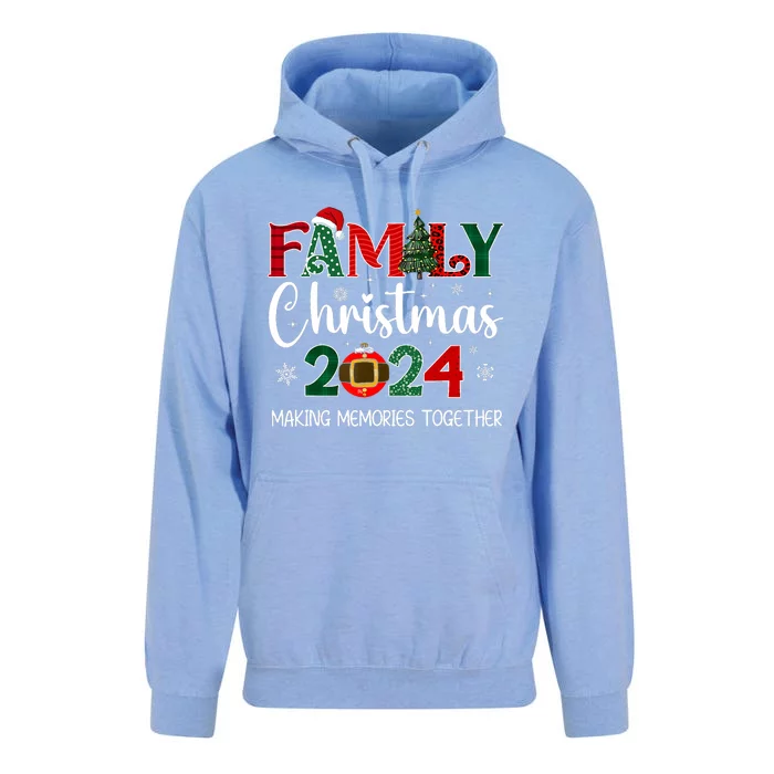 Family Christmas 2024 Matching Outfit Xmas Squad Santa Group Unisex Surf Hoodie