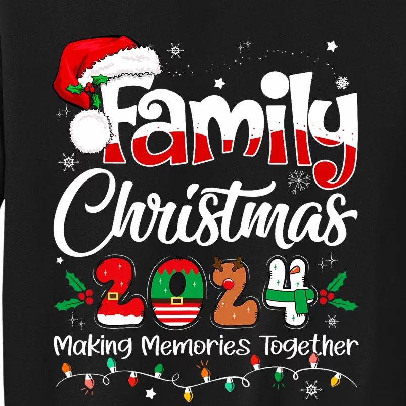 Family Christmas 2024 Matching Outfit Xmas Squad Santa Sweatshirt