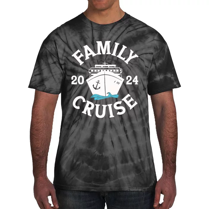 Family Cruise 2024 Cruise Family Matching Group Squad 2024 Tie-Dye T-Shirt