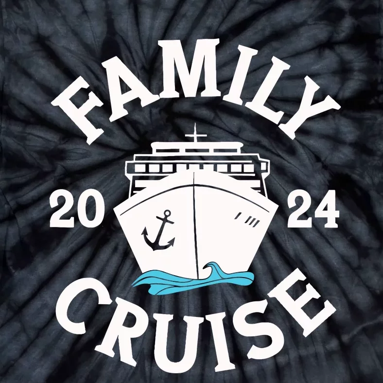 Family Cruise 2024 Cruise Family Matching Group Squad 2024 Tie-Dye T-Shirt