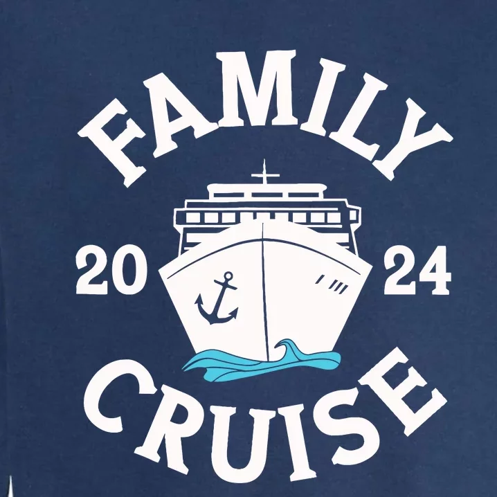 Family Cruise 2024 Cruise Family Matching Group Squad 2024 Garment-Dyed Sweatshirt