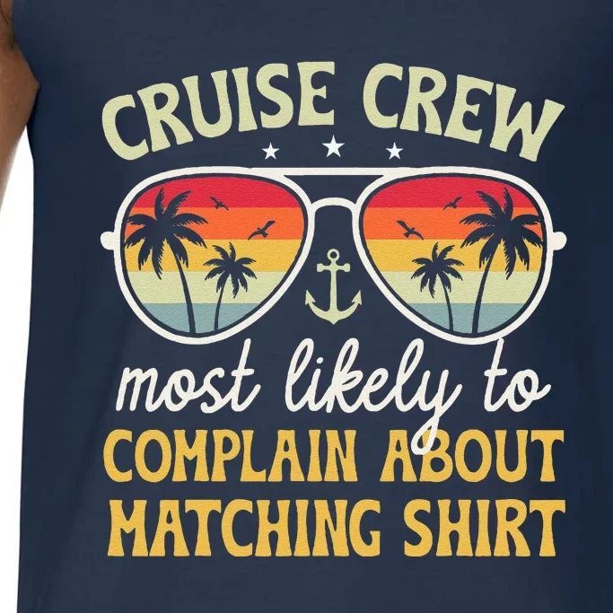 Family Cruise 2024 Most Likely To Complain About Matching Comfort Colors® Tank Top