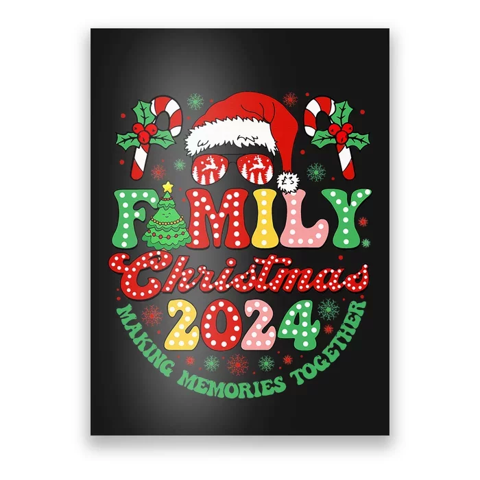 Family Christmas 2024 Christmas Squad Xmas Matching Pajamas Poster