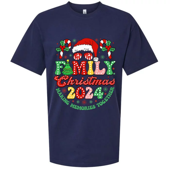 Family Christmas 2024 Christmas Squad Xmas Matching Pajamas Sueded Cloud Jersey T-Shirt