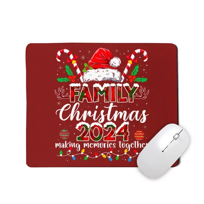 Family Christmas 2024 Matching Squad Santa Elf Funny Xmas Mousepad