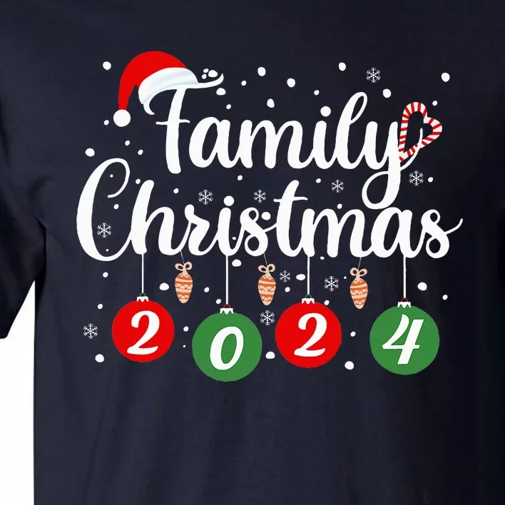 Family Christmas 2024 Xmas Holiday Pajamas Family Vacation Tall T-Shirt