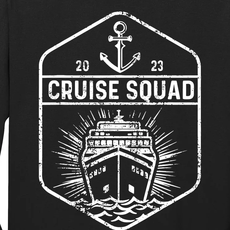 Family Cruise 2024 Matching Family Group Cruise Squad Set Tall Long Sleeve T-Shirt