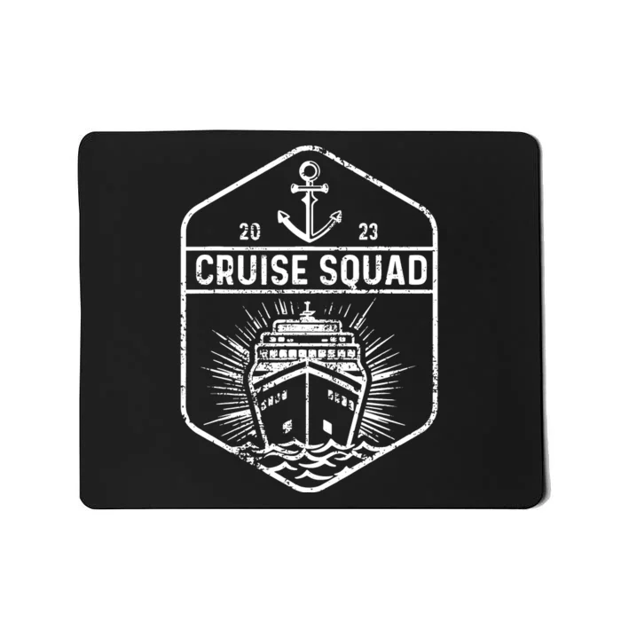 Family Cruise 2024 Matching Family Group Cruise Squad Set Mousepad