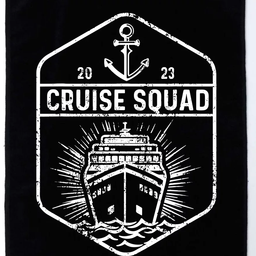 Family Cruise 2024 Matching Family Group Cruise Squad Set Platinum Collection Golf Towel