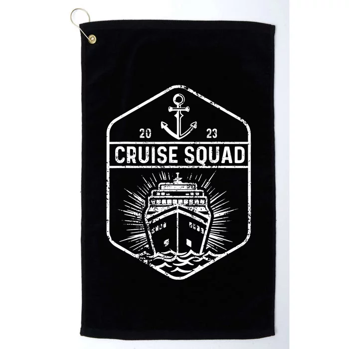 Family Cruise 2024 Matching Family Group Cruise Squad Set Platinum Collection Golf Towel