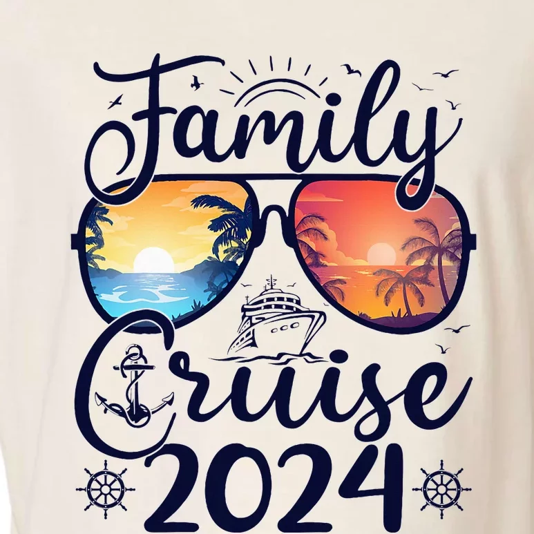 Family Cruise 2024 Summer Vacation Matching Family Cruise Garment-Dyed Women's Muscle Tee