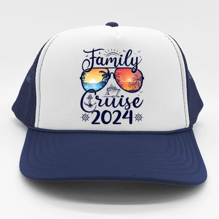 Family Cruise 2024 Summer Vacation Matching Family Cruise Trucker Hat