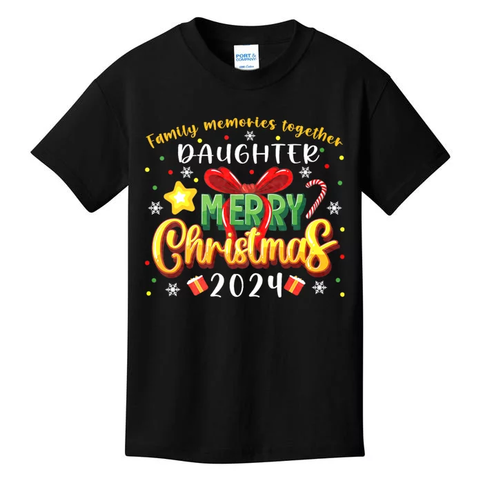 Family Christmas 2024 Matching Family Outfit Funny Christmas Kids T-Shirt