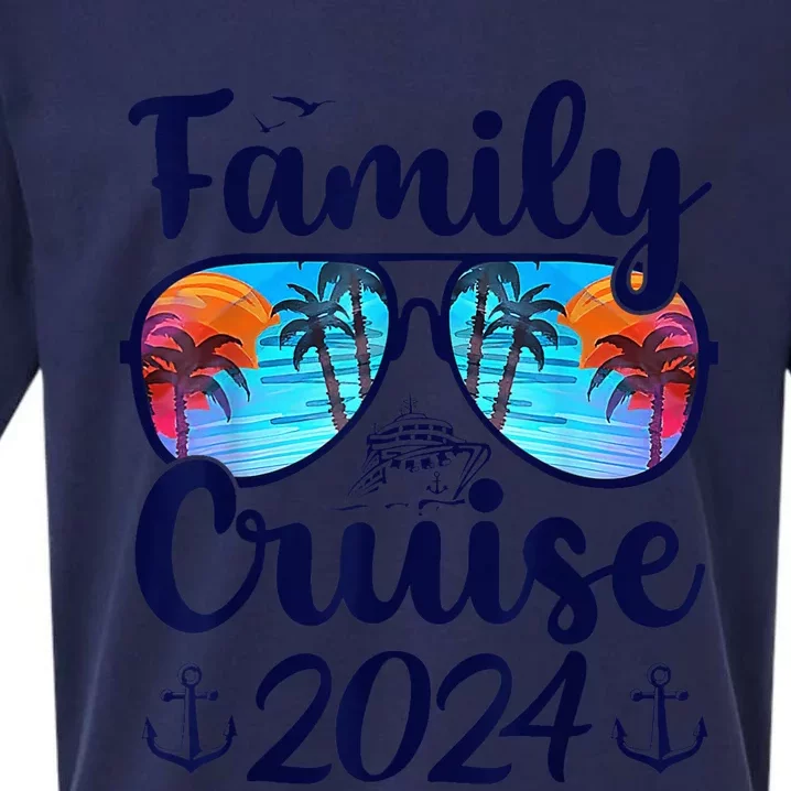 Family Cruise 2024 Family Vacation Matching Family Group Sueded Cloud Jersey T-Shirt