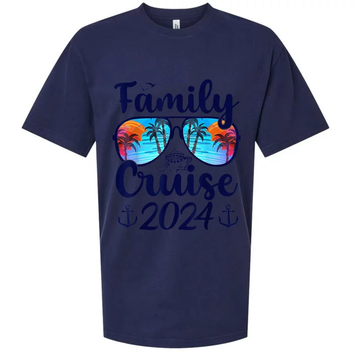 Family Cruise 2024 Family Vacation Matching Family Group Sueded Cloud Jersey T-Shirt