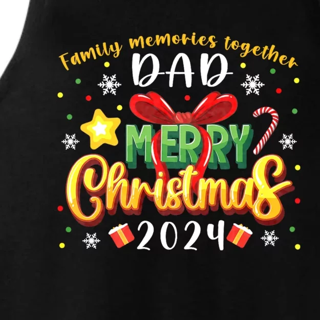 Family Christmas 2024 Matching Family Outfit Funny Christmas Ladies Tri-Blend Wicking Tank