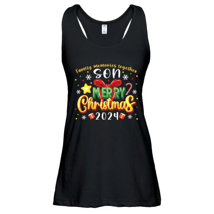 Family Christmas 2024 Matching Family Outfit Funny Christmas Ladies Essential Flowy Tank