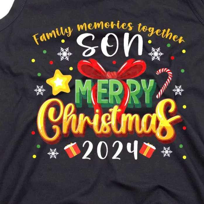 Family Christmas 2024 Matching Family Outfit Funny Christmas Tank Top