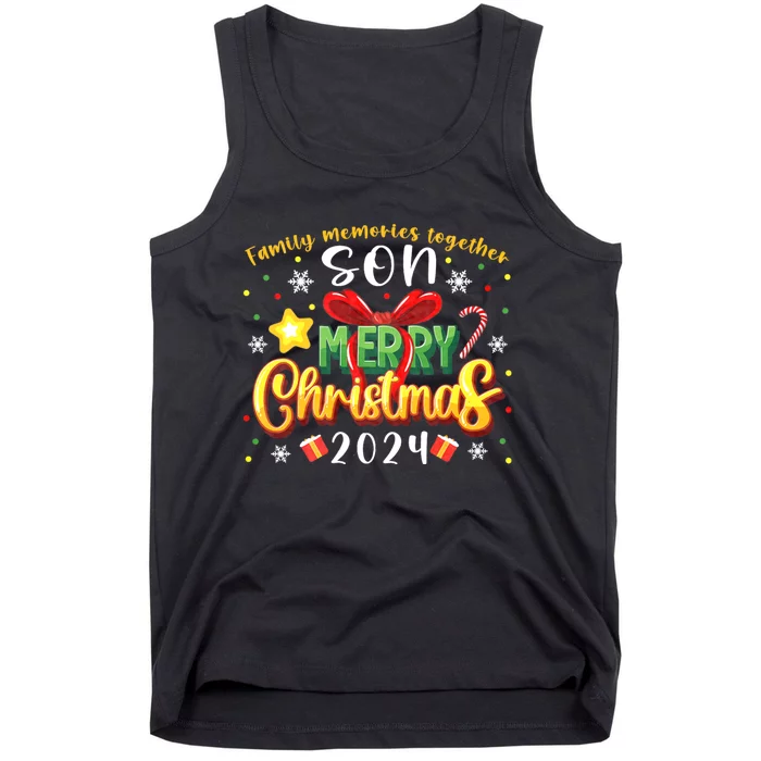 Family Christmas 2024 Matching Family Outfit Funny Christmas Tank Top